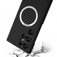 Чoхол до Samsung Galaxy S23 Ultra, Magsafe Slim Carbon, чорний
