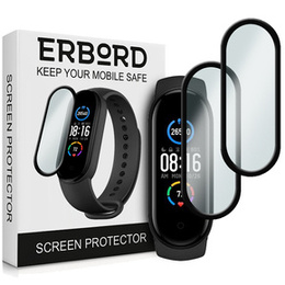2x Гибридное стекло ERBORD для Xiaomi Mi Band 5