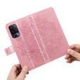Чохол-книжка для Oppo Reno5 Z / A94 / A95 5G, Mandala, рожевий rose gold