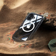Чохол для iPhone 16, Shockproof, зі склом, для MagSafe, чорний