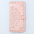 Чохол-книжка для Xiaomi 13T / 13T Pro, Mandala, рожевий rose gold