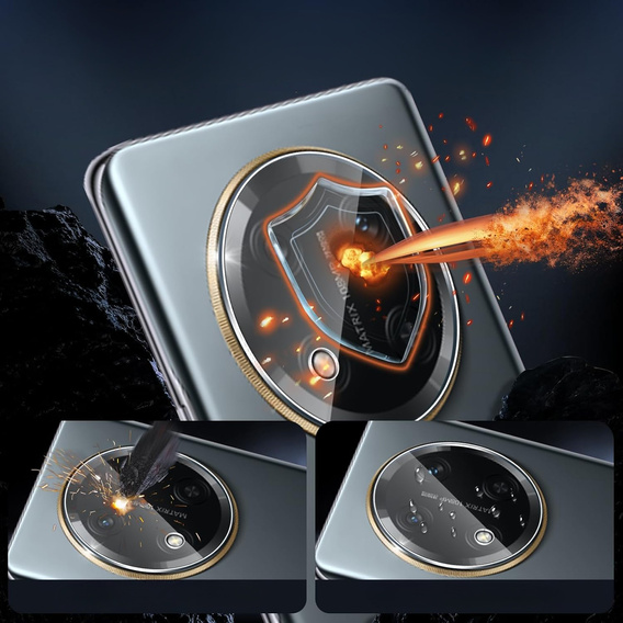 Загартоване скло камери для Honor Magic 7 Lite, прозорий