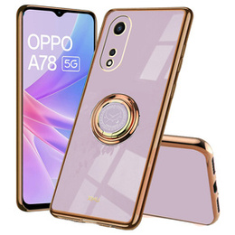 Чехол до Oppo A78 5G, Electro Ring, фиолетовый