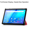 Чохол для TCL Tab 10s 9081X / TCL Tab 10s 9080G 2021, Smartcase, червоний