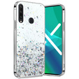 Чехол до Huawei Y6P, Glittery, прозрачный