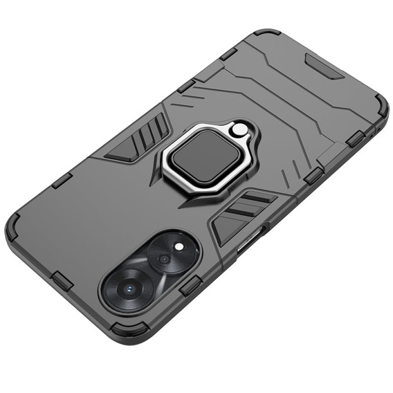Чoхол до Oppo A78 5G, Kickstand Ring, чорний