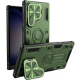Чехол для Samsung Galaxy S24 Ultra, бронированный Nillkin, CamShield Armor Prop, зелёный