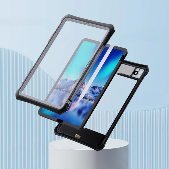 Водонепроникний чохол SHELBOX IP68 для Apple iPad Pro 11" 5 покоління 2024 року, чорний