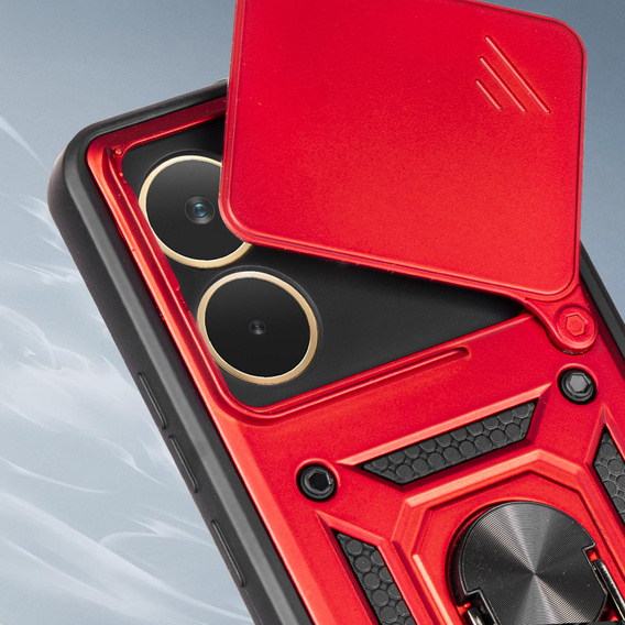 Чехол NOX Camera Slide Oppo A5 Pro 5G, CamShield Slide, красный