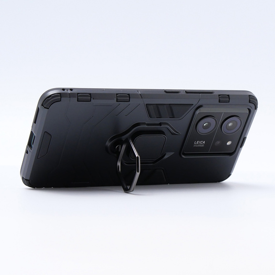 Чехол до Xiaomi 13T / 13T Pro, Kickstand Ring, чёрный