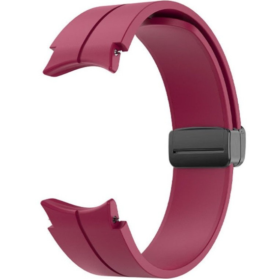 Силіконовий ремінець для Fitbit Inspire 3, Red Samsung Galaxy Watch 4 / 5 40/42/44/46/45MM PRO, Claret