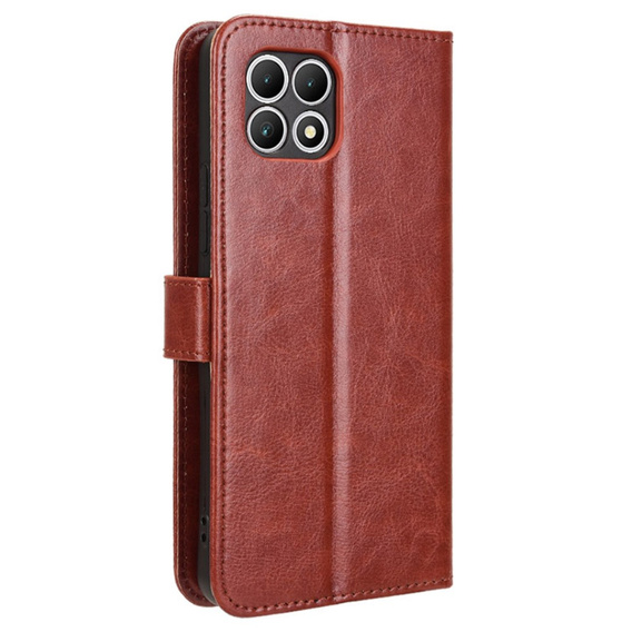 Откидной чехол для T Phone 2 5G, Crazy Horse Wallet, коричневый