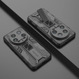 Чехол для Xiaomi 14 Ultra, Military kickstand, чёрный