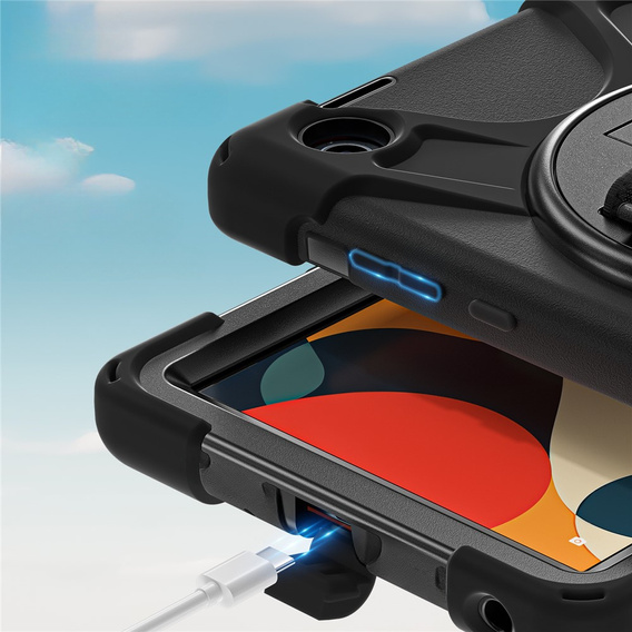 Броньований чохол з підставкою та ременем через плече для Lenovo Tab One