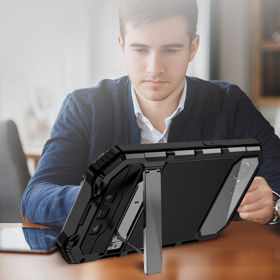 Бронированный чехол для iPhone 16E, R-JUST, чёрный