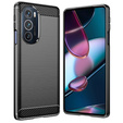 Чехол до Motorola Edge 30 Pro, Carbon, чёрный
