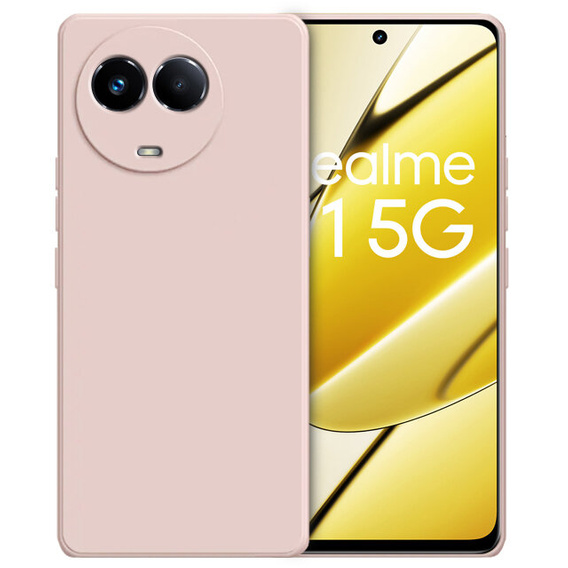 Чoхол до Realme 11 5G, Silicone Lite, рожевий