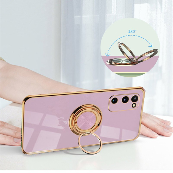 Чoхол до Samsung Galaxy S20, Electro Ring, фіолетовий
