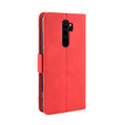 Откидной чехол для Xiaomi Redmi Note 8 Pro, Card Slot, красный