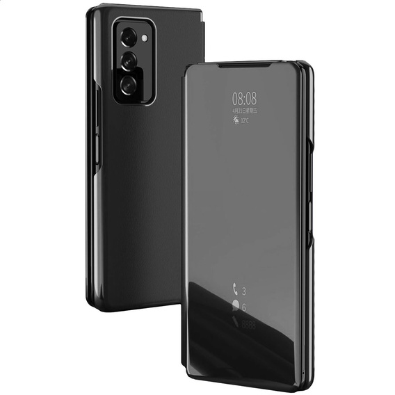 Чoхол до Samsung Galaxy Z Fold 2 5G, Clear View, чорний