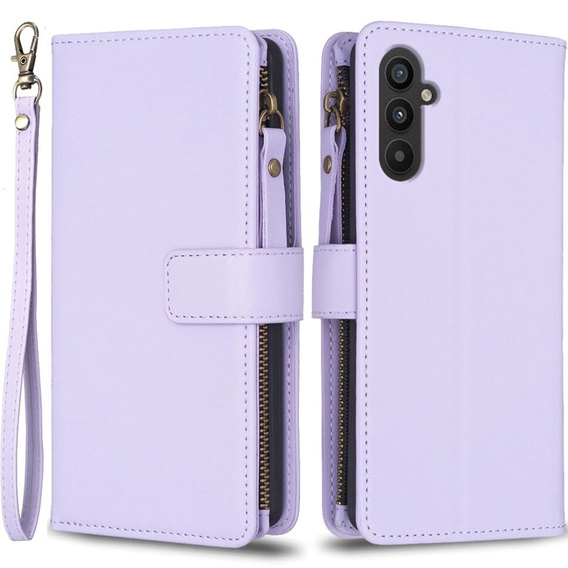 Откидной чехол для Samsung Galaxy A54 5G, Wallet Zipper Pocket, чёрный