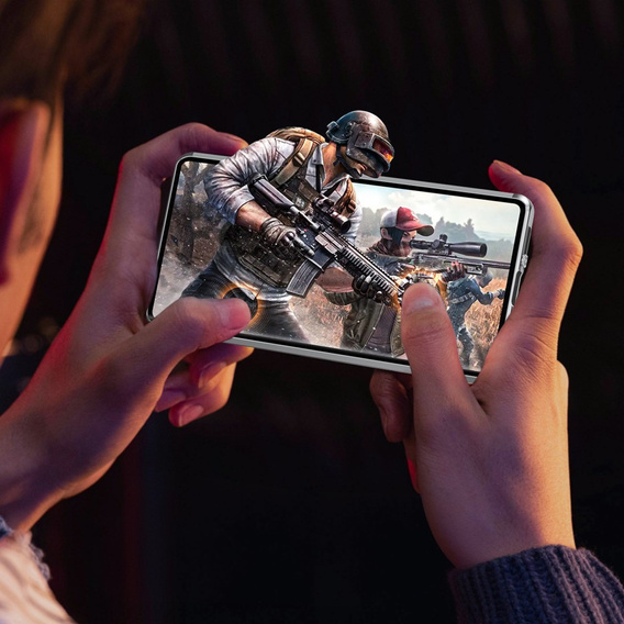 Магнітний чохол Dual Glass MagSafe для Samsung Galaxy S25 Ultra, сріблястий
