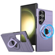 Чехол MagSafe для Samsung Galaxy S24 Ultra, Military Magnet, зелёный