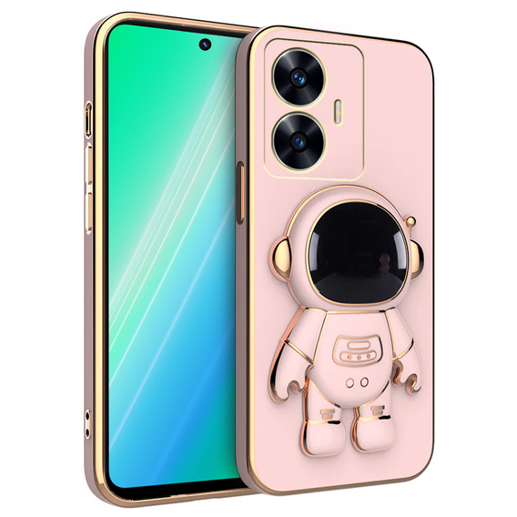Чoхол до Realme C55, Astronaut, рожевий rose gold
