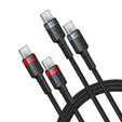 Baseus Cafule USB-C - USB-C 100W кабель 1м - комплект из 2 шт