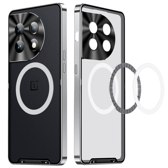 Захисний чохол для камери OnePlus 12 5G, CamShield MagSafe, прозорий / сріблястий