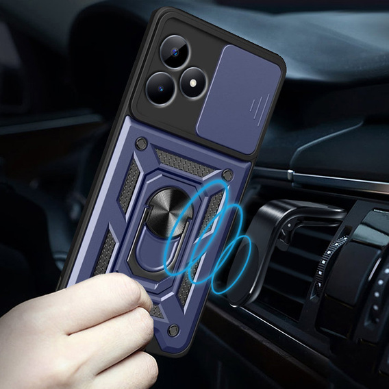 Чохол NOX Camera Slide Realme C51, CamShield Slide, синій