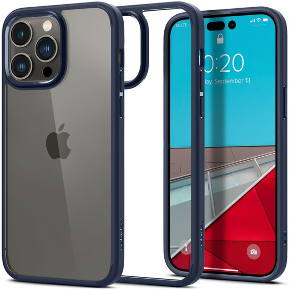 Чoхол Spigen до iPhone 14 Pro, Ultra Hybrid, Navy Blue, granatowe