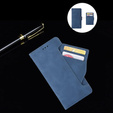 Откидной чехол для Motorola Edge 50 Pro, Card Slot, темно-синий