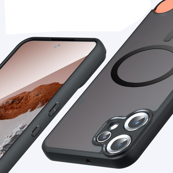 Чохол для CMF Nothing Phone 2 Pro, для MagSafe, ERBORD Matt Case, чорний