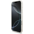 Чохол Guess IML Flowers Electroplated Allover With Beads Strap, для MagSafe, з ремінцем для iPhone 17 Pro Max