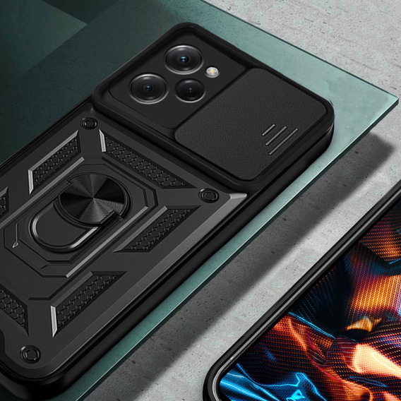 Чехол NOX Camera Slide Xiaomi Poco X5 Pro 5G, CamShield Slide, чёрный