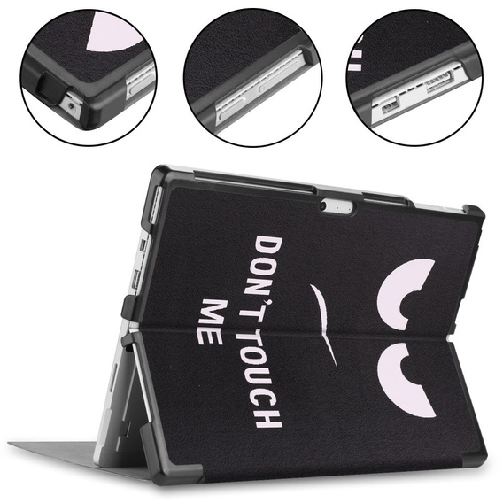 Чехол до Microsoft Surface Pro 6/5/4, Stand Case, don't touch me