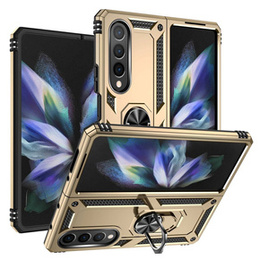 Бронированный Чехол до Samsung Galaxy Z Fold 4 5G, Nox Case Ring, золотой