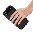Чехол Dux Ducis для iPhone Air, Skin Pro, с клапаном, со слотом для карт, черный