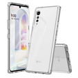 Чехол до LG Velvet, Fusion Hybrid, прозрачный