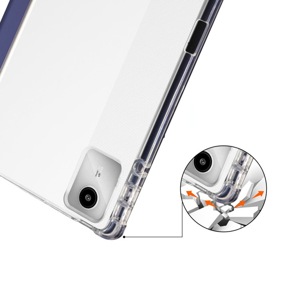 Чохол для Lenovo Tab M11, Smartcase Hybrid, з місцем для стилуса, темно-синій