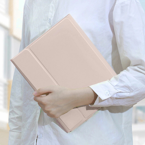 Чехол-клавиатура с Bluetooth для Lenovo Tab K11 Plus - розовый