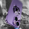 Чехол для iPhone 14, Dual Glass, для Magsafe, фиолетовый