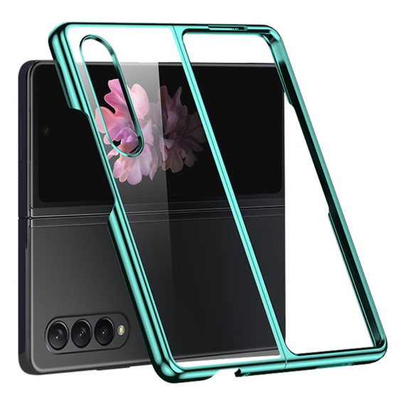 Чехол Electroplating Frame для Samsung Galaxy Z Fold 4 5G, Green