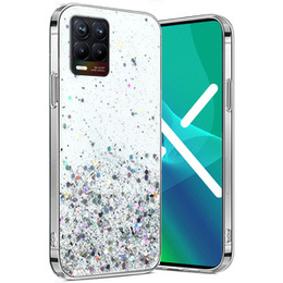 Чoхол до Realme 8 / 8 Pro, Glittery, прозорий
