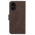Футляр з клапаном для Oppo A38 4G / Oppo A18 4G, Card Slot, коричневий