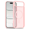 Матовый чехол для iPhone Air, для MagSafe, полупрозрачный розовый