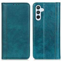 Чехол до Samsung Galaxy A26, Wallet Litchi Leather, зелёный