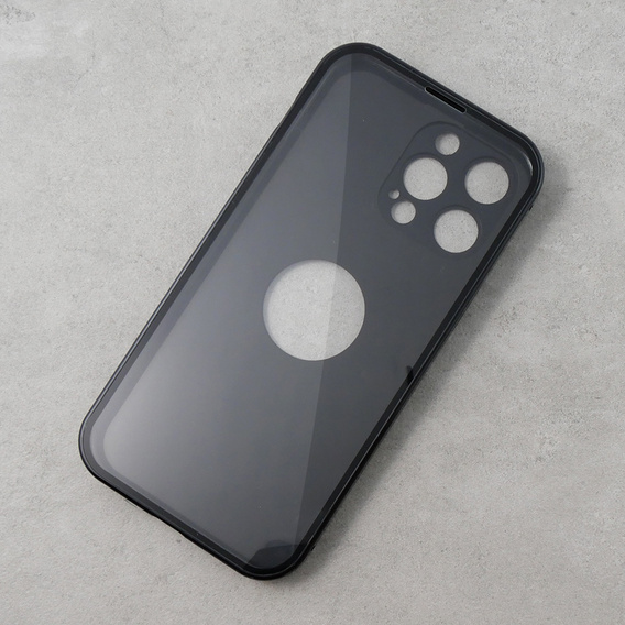 Чохол для iPhone 13 Pro Max, Dual Glass, для Magsafe, чорний