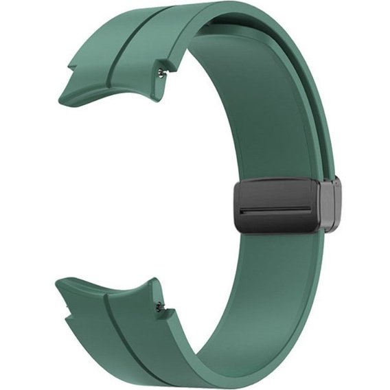 Силіконовий ремінець для Fitbit Inspire 3, Red Samsung Galaxy Watch 4 / 5 40/42/44/46/45MM PRO, Dark Green